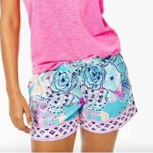 Lilly Pulitzer Katia Shorts, Bali blue, medium BNWT